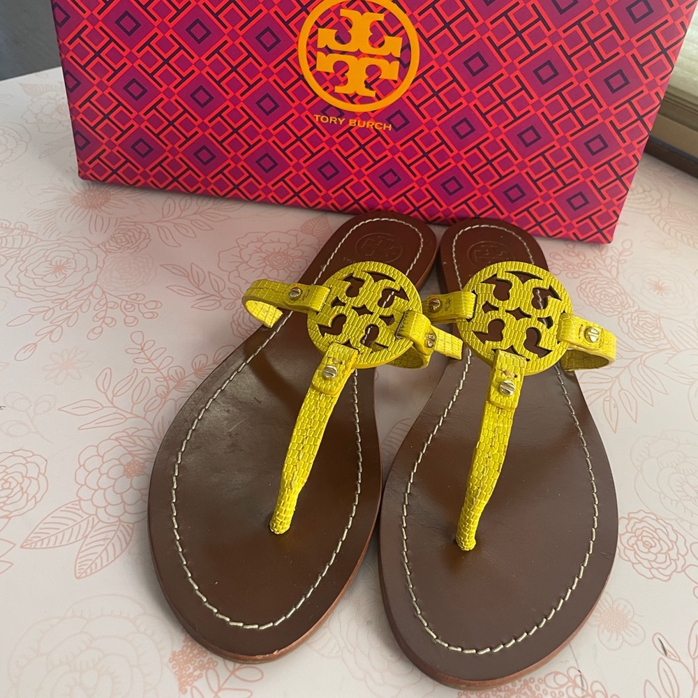 Tory Burch Mini Miller Flat Thong Sandal